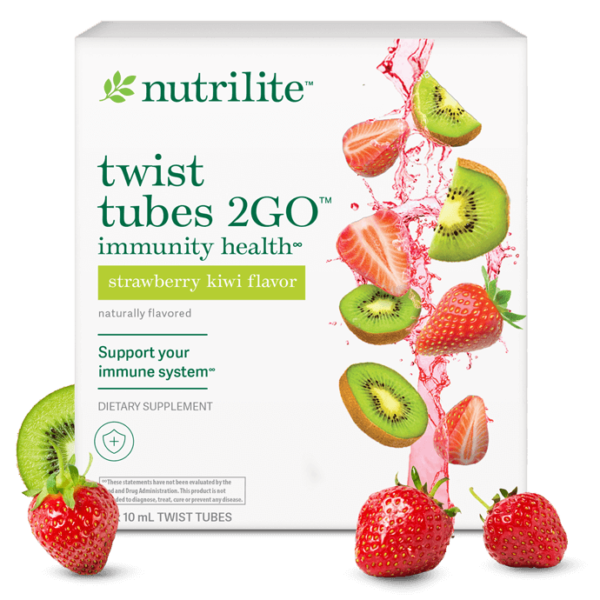 Nutrilite™ Twist Tubes 2GO™ – Immunity Health† - Strawberry Kiwi (ORDER LIMIT 5)
