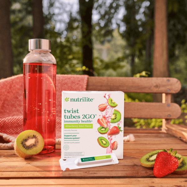 Nutrilite™ Twist Tubes 2GO™ – Immunity Health† - Strawberry Kiwi (ORDER LIMIT 5) - Image 2