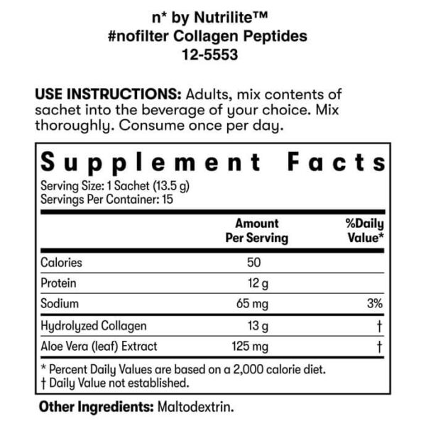 n* by Nutrilite™ #nofilter Collagen Peptides - Image 2